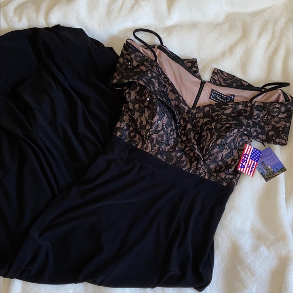 Black and Tan dress